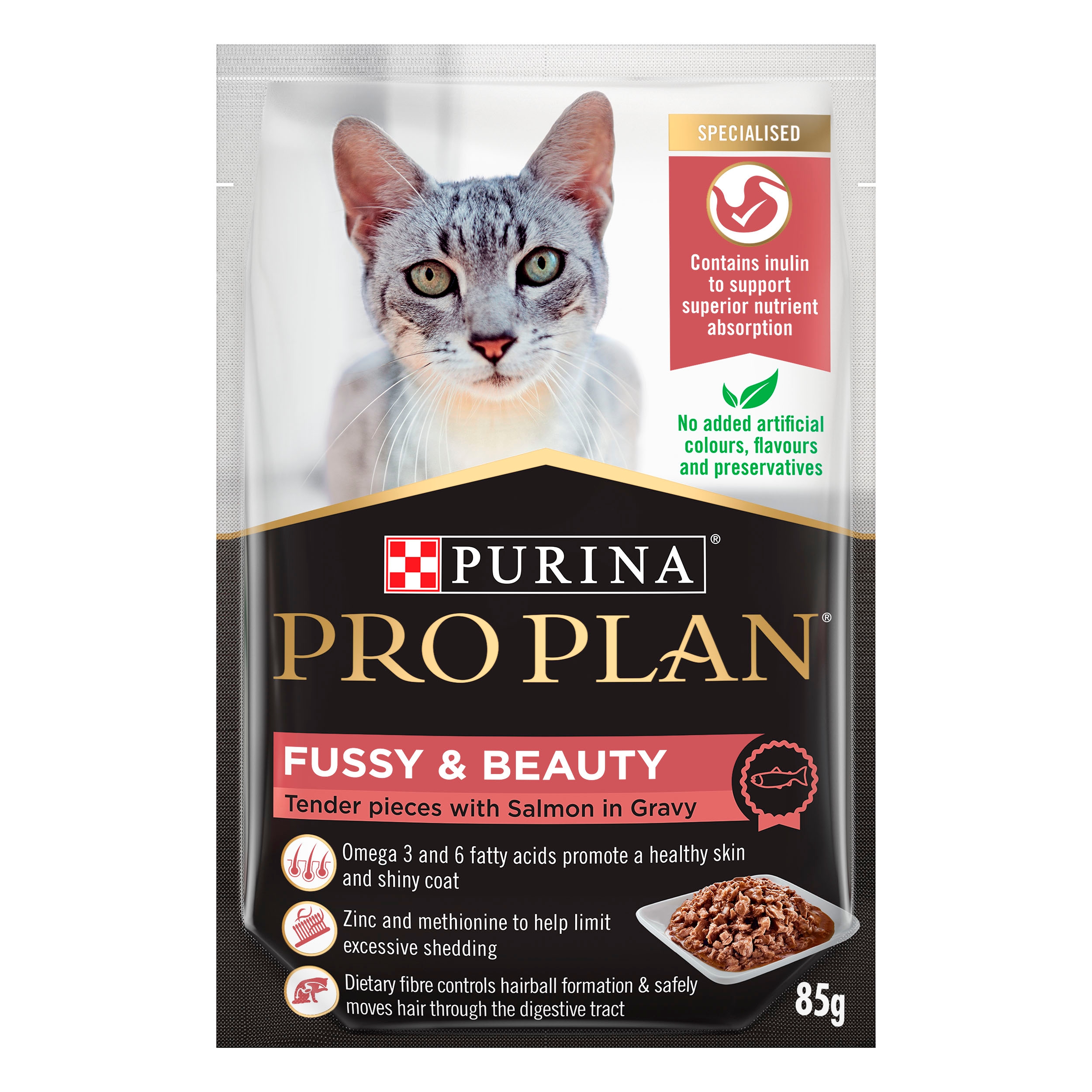 PRO PLAN Adult Derma Plus Salmon Wet Cat Food Purina New Zealand